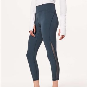 Lululemon Train Time Leggings 7/8 Grey, sz 10